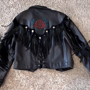 Dallas premium leather motorcycle jacket